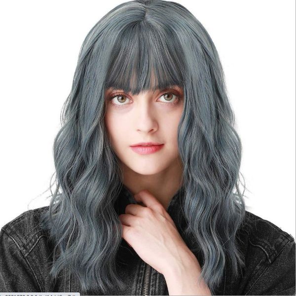 synthetic wigs short curly black green women brand nice wash 
synthetic wigs short curly black green women brand nice wash