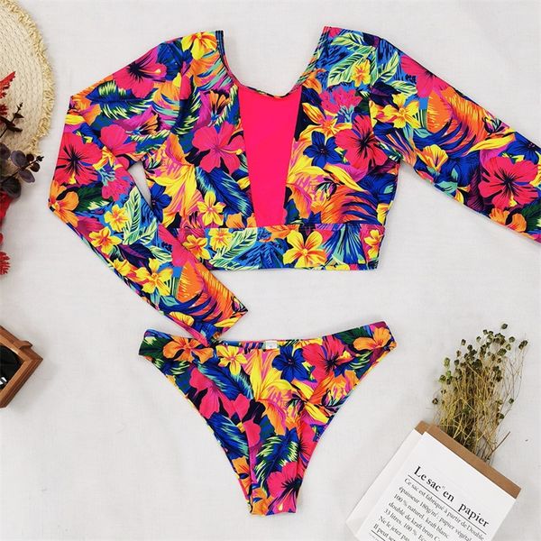 long sleeve bikinis women swimsuit green leaves print bathing suits beachwear brazilian bikini set biquini female 1098 z2
long sleeve bikinis women swimsuit green leaves print bathing suits beachwear brazilian bikini set biquini female 1098 z2