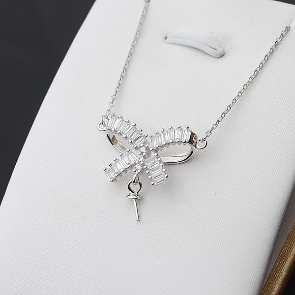s925 silver chain bow fancy necklace female pearl empty support diy jewelry accessories semi-finished products ti0de 330
s925 silver chain bow fancy necklace female pearl empty support diy jewelry accessories semi-finished products ti0de 330
