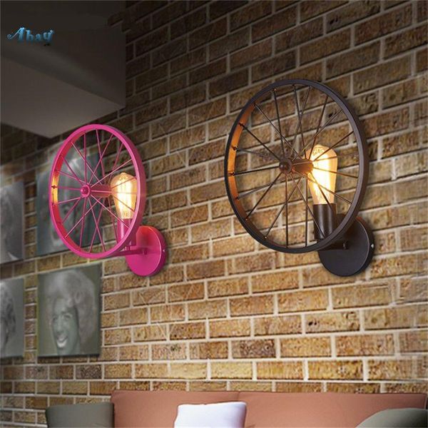wall lamps vintage industrial lamp bicycle tires shape for bar ktv dining room lights decoration decor dinning led e27
wall lamps vintage industrial lamp bicycle tires shape for bar ktv dining room lights decoration decor dinning led e27