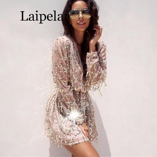 elegant jumpsuit women playsuit loose sequined v-neck jumpsuits rompers short girl overalls macacao feminino women's &, Black;white
elegant jumpsuit women playsuit loose sequined v-neck jumpsuits rompers short girl overalls macacao feminino women's &, Black;white
