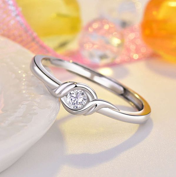 romantic love interweaved female proposal index finger diamond japanese and korean open wedding ring students send, Black
romantic love interweaved female proposal index finger diamond japanese and korean open wedding ring students send, Black