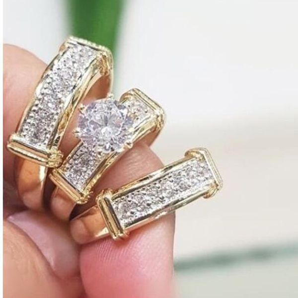 ring plated beset selling sanjie couple three piece fashion in one jewelry alloy, Silver
ring plated beset selling sanjie couple three piece fashion in one jewelry alloy, Silver