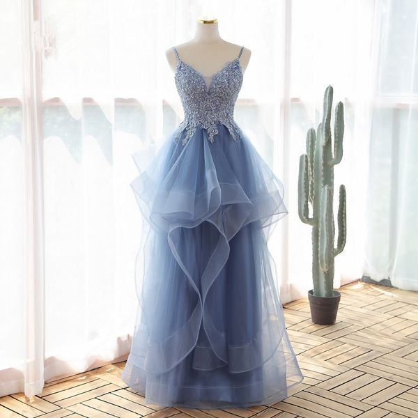 beautiful spaghetti blue evening dress 2021 prom dresses party gowns vestidos fiesta robe soirée de mariage, Black;red
beautiful spaghetti blue evening dress 2021 prom dresses party gowns vestidos fiesta robe soirée de mariage, Black;red
