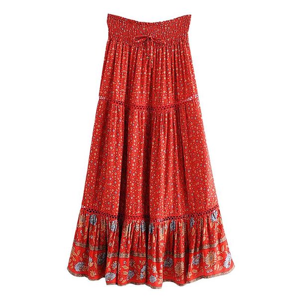french retro ins red sunflower positioning printing elastic waist lace hollow design skirt beach dress women skirts, Black
french retro ins red sunflower positioning printing elastic waist lace hollow design skirt beach dress women skirts, Black