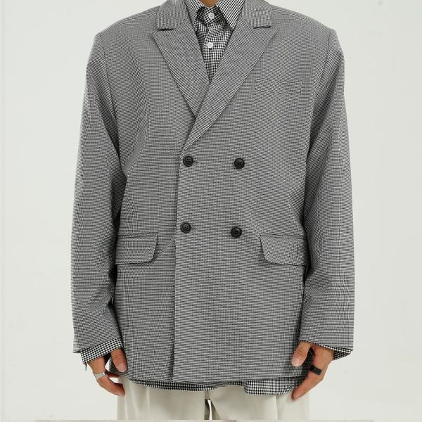 men's clothing | autumn 2021 korean leisure double breasted qianniaoge suit coat suits & blazers, White;black
men's clothing | autumn 2021 korean leisure double breasted qianniaoge suit coat suits & blazers, White;black