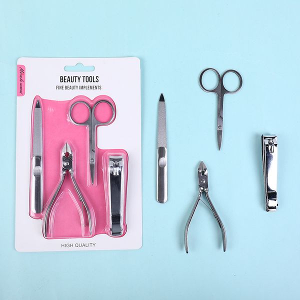 straight stainless multi-functional and manicure tool four piece dead skin scissors steel file
straight stainless multi-functional and manicure tool four piece dead skin scissors steel file