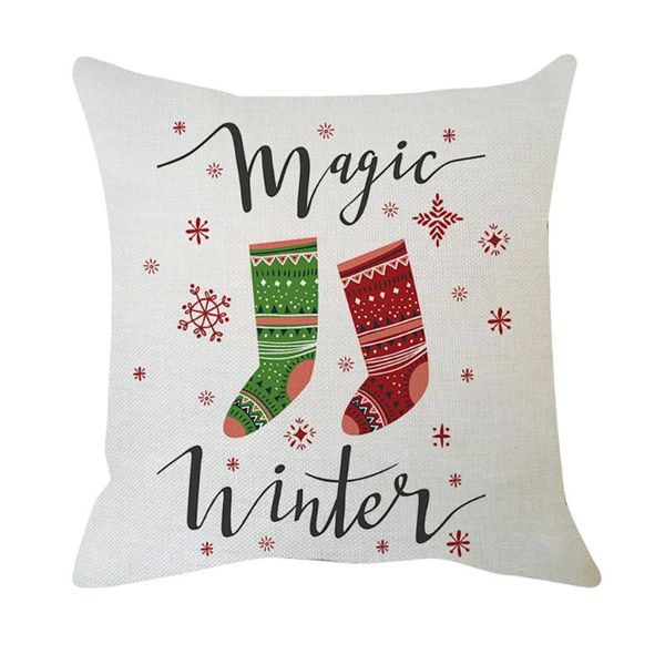 cushion/decorative pillow christmas cotton linen throw case polyester cushion cover home sofa decoration holiday pillowcase 
cushion/decorative pillow christmas cotton linen throw case polyester cushion cover home sofa decoration holiday pillowcase