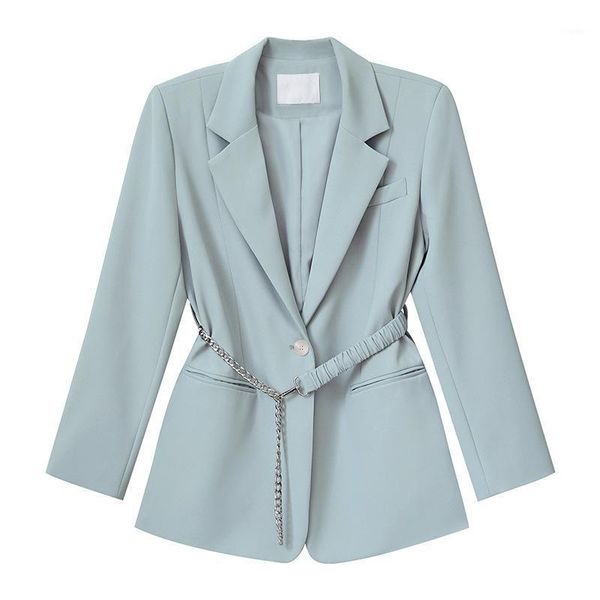 turn down collar woman shoulder pad blazers spring straight loose casual women suit jacket with chain belt coat 2021 women's suits &, White;black
turn down collar woman shoulder pad blazers spring straight loose casual women suit jacket with chain belt coat 2021 women's suits &, White;black