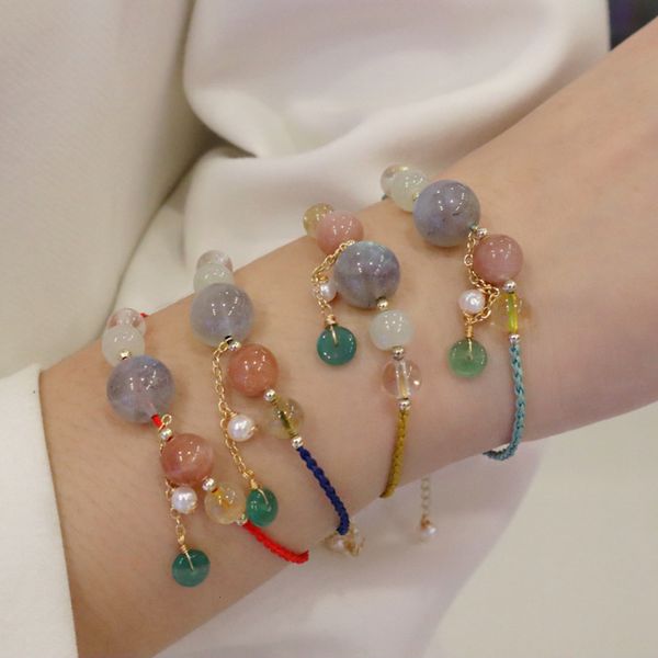 duobao transfer bracelet hand rope female natural moonlight stone and tian yu woven girlfriends ins style niche design, Black
duobao transfer bracelet hand rope female natural moonlight stone and tian yu woven girlfriends ins style niche design, Black
