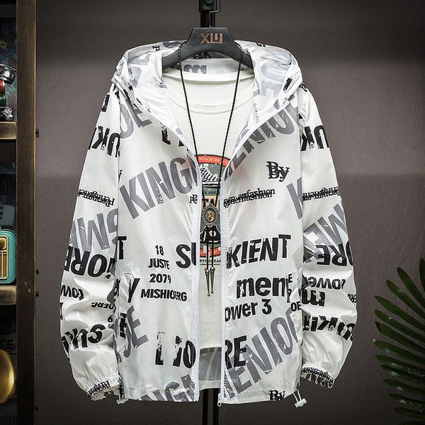 fashion jacket men's sunscreen clothes ultra thin breathable summer fattening trend versatile casual large size coat fat man, Black;brown
fashion jacket men's sunscreen clothes ultra thin breathable summer fattening trend versatile casual large size coat fat man, Black;brown