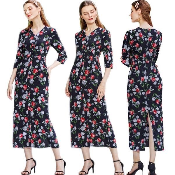 ethnic clothing bohemia muslim women floral print long dress casual slim arabic abaya islamic vestido elegant turkish maxi robe gown, Red
ethnic clothing bohemia muslim women floral print long dress casual slim arabic abaya islamic vestido elegant turkish maxi robe gown, Red