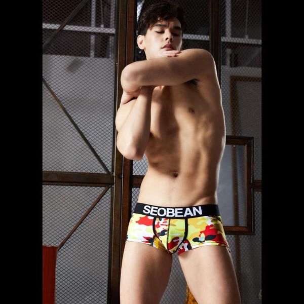 underpants men's camouflage boxer briefs cotton comfortable and breathable u convex sports low waist four corners, Black;white
underpants men's camouflage boxer briefs cotton comfortable and breathable u convex sports low waist four corners, Black;white