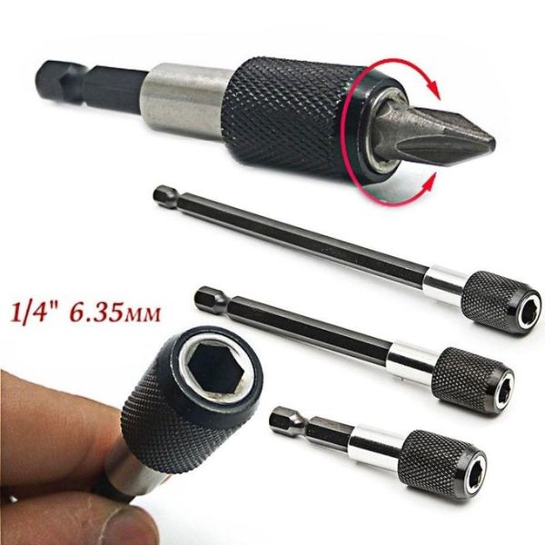 professional drill bits 1/4 hex shank electric driver quick change tool screw magnetic screwdriver bit extention holder 60/100/150mm
professional drill bits 1/4 hex shank electric driver quick change tool screw magnetic screwdriver bit extention holder 60/100/150mm