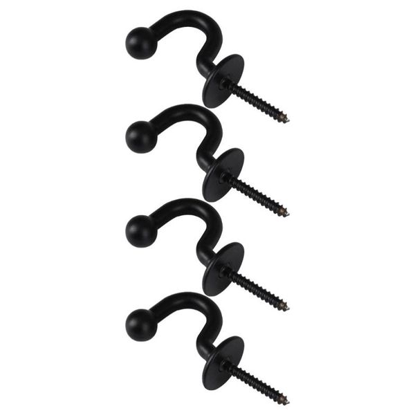 4pcs modern curtain hanging hooks set zinc alloy wall hook metal hanger (black) & rails
4pcs modern curtain hanging hooks set zinc alloy wall hook metal hanger (black) & rails