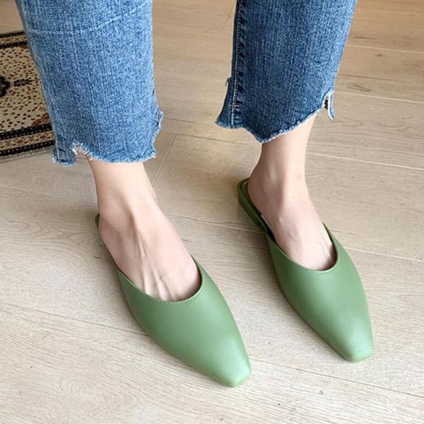 slippers women mules summer candy color set pointed toe comfortable ladies flats fashion footwear sapatos de mujer, Black
slippers women mules summer candy color set pointed toe comfortable ladies flats fashion footwear sapatos de mujer, Black