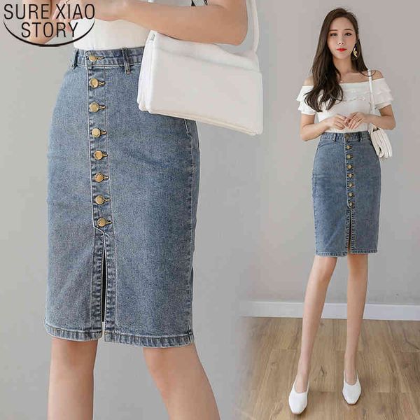 sheath wrap single-breasted high waist spring summer denim pencil midi skirt front split skirts womens 9582 210417, Black
sheath wrap single-breasted high waist spring summer denim pencil midi skirt front split skirts womens 9582 210417, Black