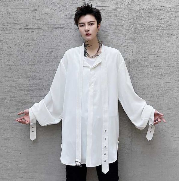 men's casual shirts spring and summer fashion shirt white for both men women, White;black
men's casual shirts spring and summer fashion shirt white for both men women, White;black
