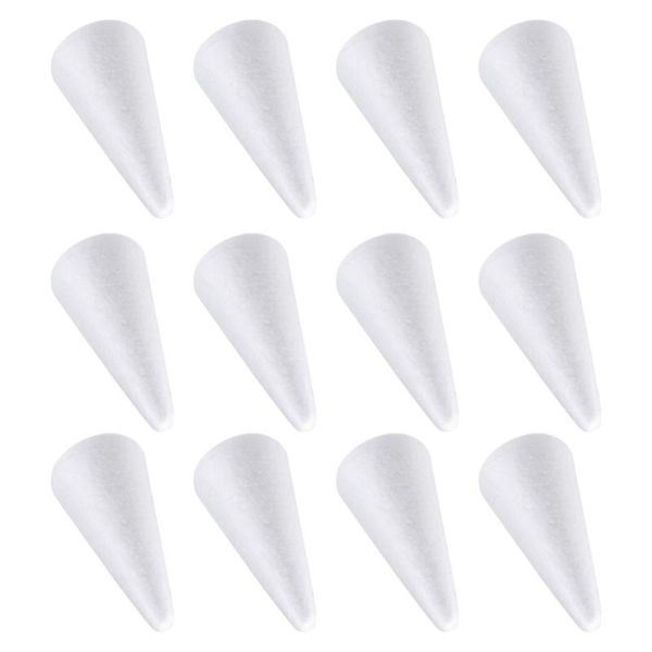 party decoration 12pcs 15cm white diy cone children craft accessories for home christmas(white)
party decoration 12pcs 15cm white diy cone children craft accessories for home christmas(white)