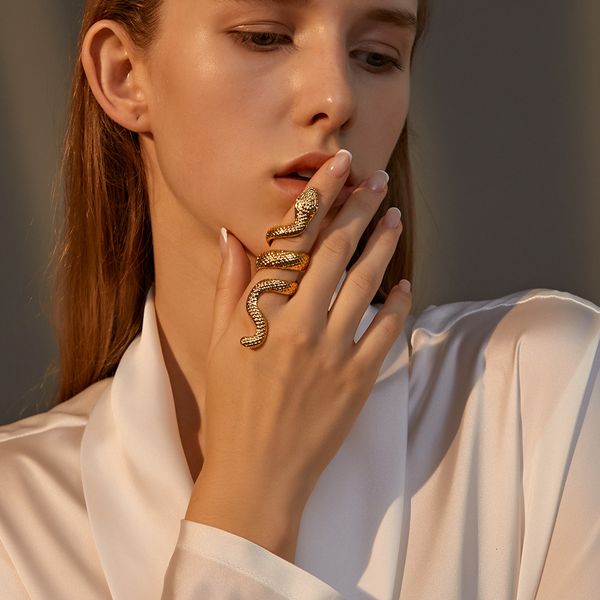 designer rings 1 pcs snake ring cobra shaped retro punk exaggerated spirit open temperament adjustable jewelry, Golden;silver
designer rings 1 pcs snake ring cobra shaped retro punk exaggerated spirit open temperament adjustable jewelry, Golden;silver