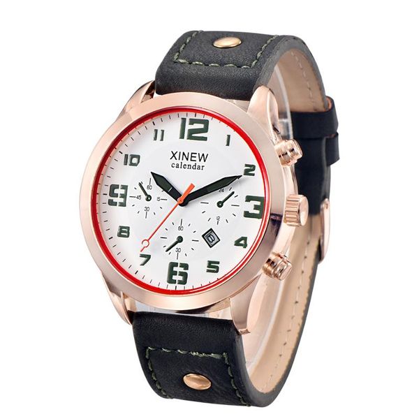 wristwatches watches mens leather band date business famous gifts vintage watch relogio masculino, Slivery;brown
wristwatches watches mens leather band date business famous gifts vintage watch relogio masculino, Slivery;brown