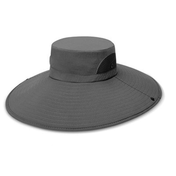 wide brim hats 2021 men's outdoor travel mountaineering hat korean big eaves sun men and women dustproof sunshade, Blue;gray
wide brim hats 2021 men's outdoor travel mountaineering hat korean big eaves sun men and women dustproof sunshade, Blue;gray