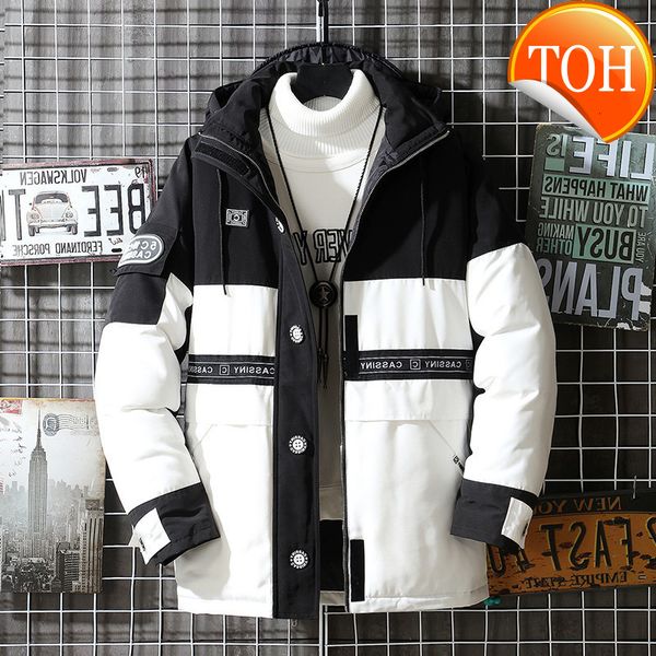 2021 men's down jacket winter parkas coat patchwork casual fashion outdoor hooded puffer jaqueta masculina, Black
2021 men's down jacket winter parkas coat patchwork casual fashion outdoor hooded puffer jaqueta masculina, Black
