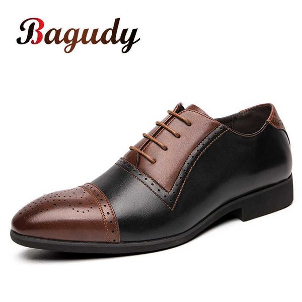 fashion man formal shoes leather men business dress pointed toe oxford wedding men's plus size 48 210619, Black
fashion man formal shoes leather men business dress pointed toe oxford wedding men's plus size 48 210619, Black