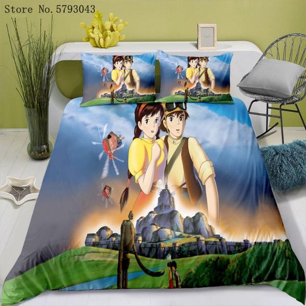 bedding sets 2/3 pieces castle in the sky set 3d printed laputa cartoon anime duvet cover for kid boy girl bed quilt pillowcase
bedding sets 2/3 pieces castle in the sky set 3d printed laputa cartoon anime duvet cover for kid boy girl bed quilt pillowcase