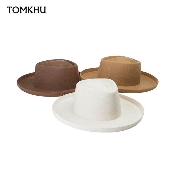 wide brim hats classical wool fedora winter warm women vintage hmong hat white black fitted dress, Blue;gray
wide brim hats classical wool fedora winter warm women vintage hmong hat white black fitted dress, Blue;gray