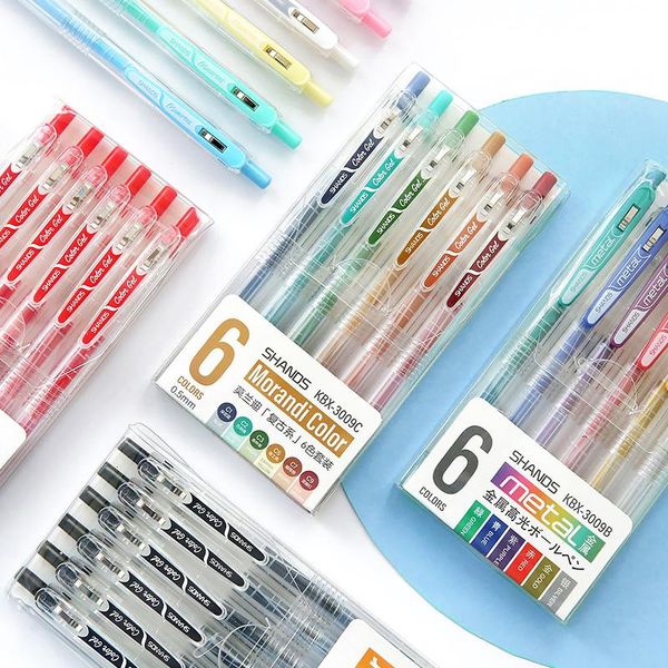 gel pens 6pcs juice color click type ink pen set retro morandi macaron metallic colors liner marker journal drawing school a6780
gel pens 6pcs juice color click type ink pen set retro morandi macaron metallic colors liner marker journal drawing school a6780