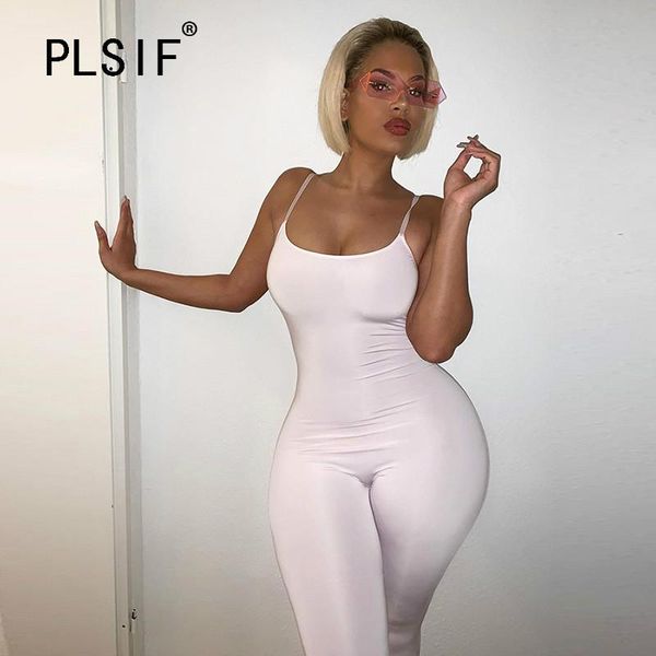 women's jumpsuits & rompers summer wear spaghetti strap one piece set skinny overall club full length tight, Black;white
women's jumpsuits & rompers summer wear spaghetti strap one piece set skinny overall club full length tight, Black;white