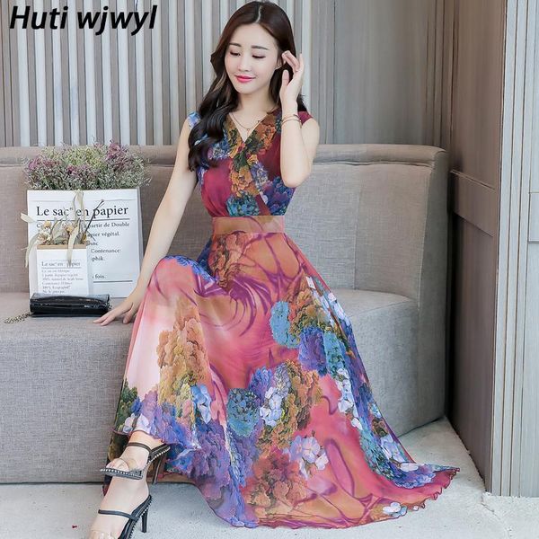 casual dresses 2021 summer floral chiffon beach boho maxi dresess women vintage oversize sundress bodycon party sleeveless vestidos, Black;gray
casual dresses 2021 summer floral chiffon beach boho maxi dresess women vintage oversize sundress bodycon party sleeveless vestidos, Black;gray