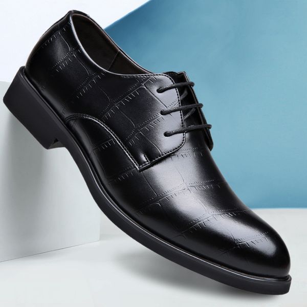 men's korean busins drs shoes pointed soft leather inner heightening casual men's black bridegroom wedding fashion
men's korean busins drs shoes pointed soft leather inner heightening casual men's black bridegroom wedding fashion