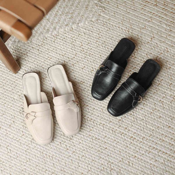 women's summer new autumn viscose shoes black daily flat heel leisure half trailer
women's summer new autumn viscose shoes black daily flat heel leisure half trailer