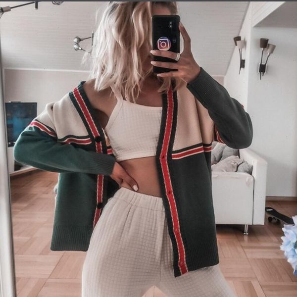 women sweaters oversized sweater style autumn and winter loose v neck knitted cardigan jacket female fashion, White;black
women sweaters oversized sweater style autumn and winter loose v neck knitted cardigan jacket female fashion, White;black