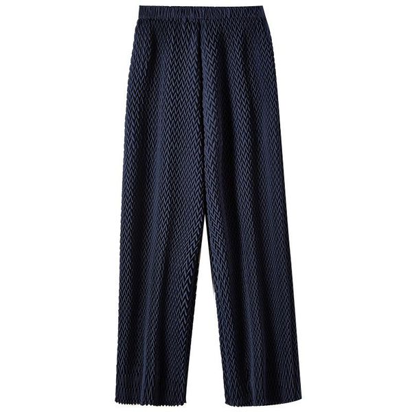 women's pants & capris women elastic miyake pleated 2021 spring and summer handmade solid color all matched casual straight trousers, Black;white
women's pants & capris women elastic miyake pleated 2021 spring and summer handmade solid color all matched casual straight trousers, Black;white