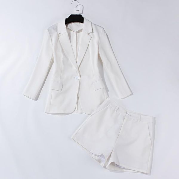 women's tracksuits suit female professional shorts two-piece fashion casual white long-sleeved jacket summer, Gray
women's tracksuits suit female professional shorts two-piece fashion casual white long-sleeved jacket summer, Gray