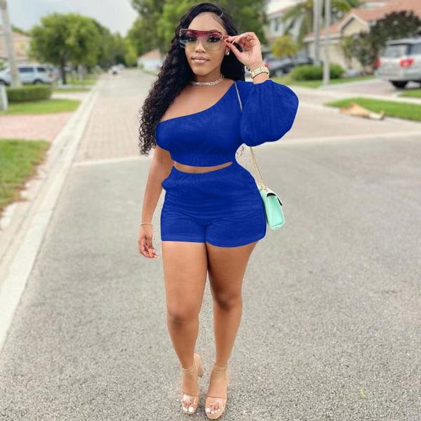 women's tracksuits 2021 ins summer casual fashion women slim street commuter bubble sleeve one-shoulder two-piece set, Gray
women's tracksuits 2021 ins summer casual fashion women slim street commuter bubble sleeve one-shoulder two-piece set, Gray
