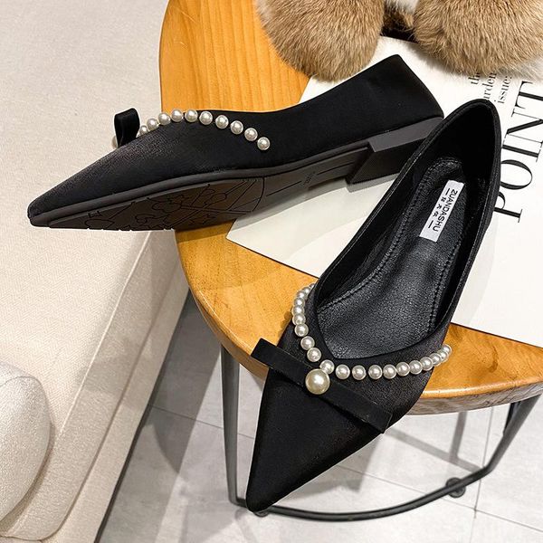 sandals women ladies flat 2021 pointed toe shoe summer female shoes pearl design, Black
sandals women ladies flat 2021 pointed toe shoe summer female shoes pearl design, Black