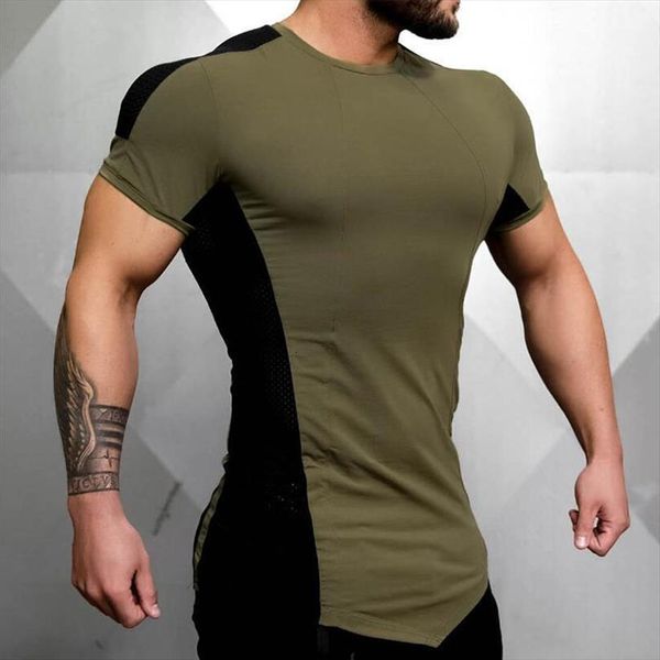 tight fitting short sleeved men fitness organization gyms splicing cotton size m xxl, White;black
tight fitting short sleeved men fitness organization gyms splicing cotton size m xxl, White;black