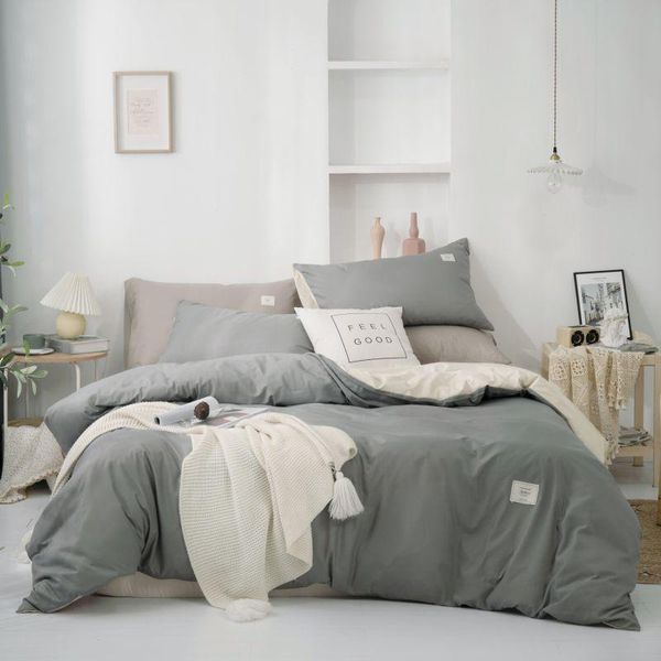 bedding sets solid color double-piece cotton four-piece set 1.2m three-piece bed sheet type quilt cover pillowcase
bedding sets solid color double-piece cotton four-piece set 1.2m three-piece bed sheet type quilt cover pillowcase