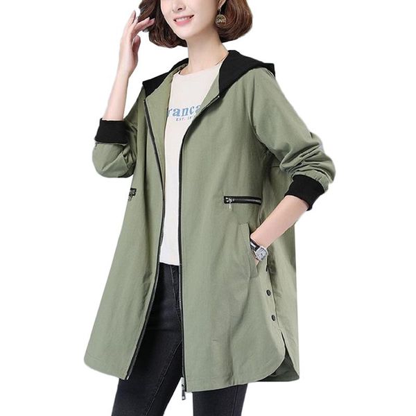 women's trench coats spring autumn jacket coat women hooded mid long outerwear korean style loose plus size female windbreaker mother c, Tan;black
women's trench coats spring autumn jacket coat women hooded mid long outerwear korean style loose plus size female windbreaker mother c, Tan;black