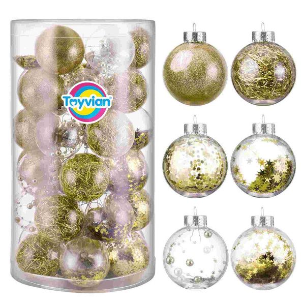 party decoration toyvian 36pcs 6cm christmas hanging chritsmas tree ornament filled adornments for xmas
party decoration toyvian 36pcs 6cm christmas hanging chritsmas tree ornament filled adornments for xmas