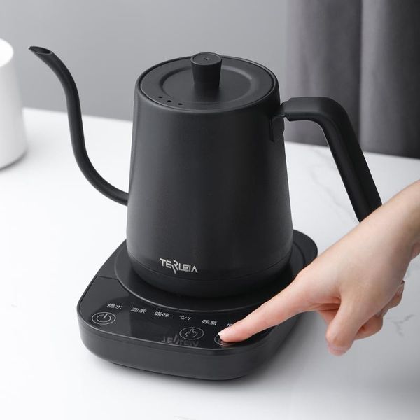 electric kettle hand brew coffee pot dechlorination teapot heat presertion long mouth touch control water bolier kettles
electric kettle hand brew coffee pot dechlorination teapot heat presertion long mouth touch control water bolier kettles