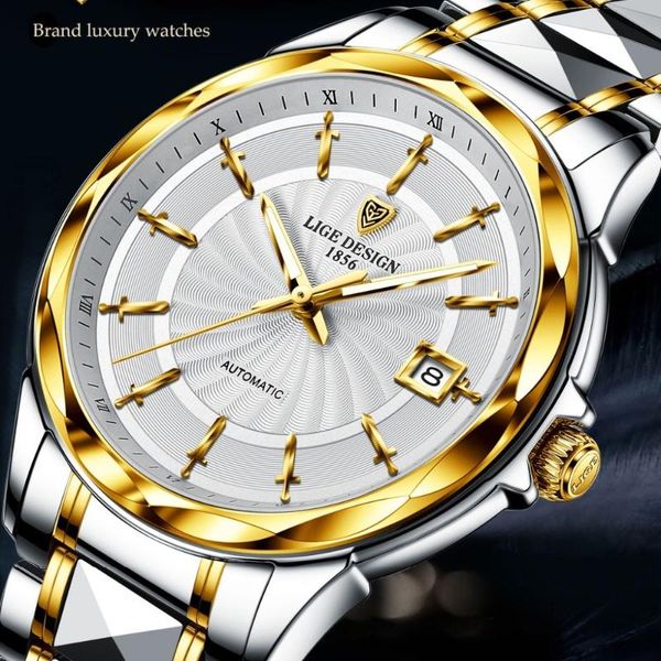 wristwatches lige 6802 men luxury dress business automatic mechanical watch 50m waterproof casual sports steel band male, Slivery;brown
wristwatches lige 6802 men luxury dress business automatic mechanical watch 50m waterproof casual sports steel band male, Slivery;brown