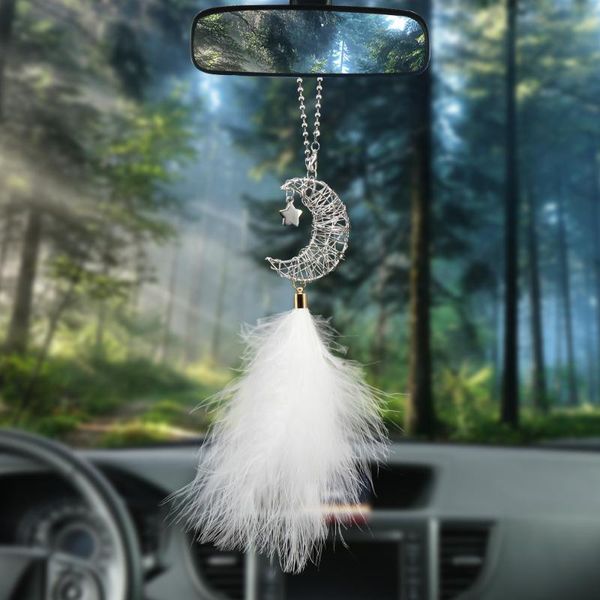 openwork moon feather dream catcher exquisite handmade ornaments rearview mirror decoration automobiles interior car accessories decorations
openwork moon feather dream catcher exquisite handmade ornaments rearview mirror decoration automobiles interior car accessories decorations