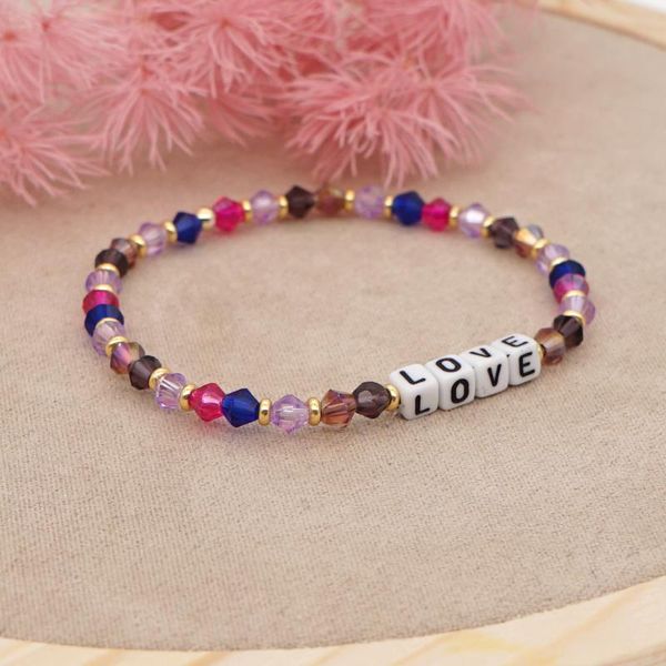 beaded, strands shinus faceted crystals bracelets romance crystal beaded bracelet for women letter love pulseras jewelry fashion accessories, Black
beaded, strands shinus faceted crystals bracelets romance crystal beaded bracelet for women letter love pulseras jewelry fashion accessories, Black