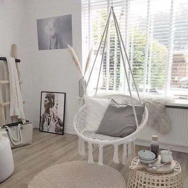 camp furniture nordic cotton rope hammock chair handmade knitted indoor outdoor kids swing bed swinging hanging zm1031
camp furniture nordic cotton rope hammock chair handmade knitted indoor outdoor kids swing bed swinging hanging zm1031