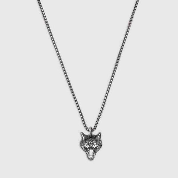 925 silver three dimensional domineering wolf head pendant couple necklace gift exclusive design jewel
925 silver three dimensional domineering wolf head pendant couple necklace gift exclusive design jewel